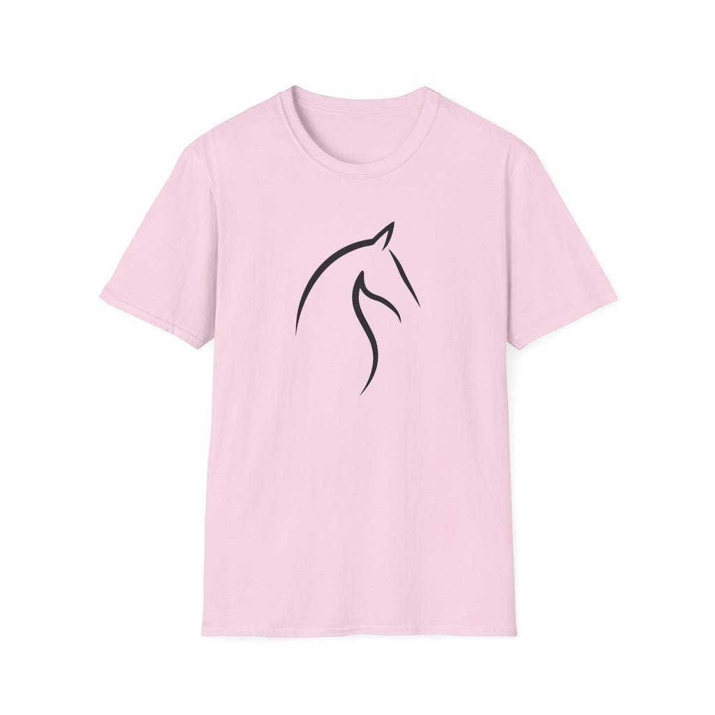 Horse Profile Line Art T-Shirt