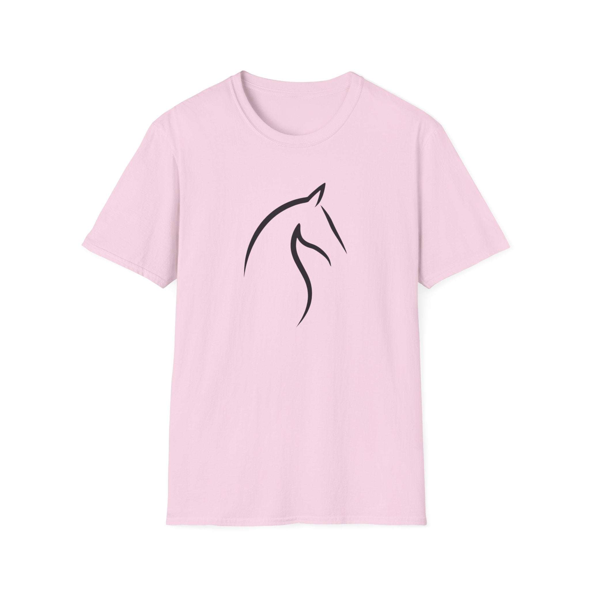 Horse Profile Line Art T-Shirt