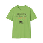 Heels Down Shoulders Back T-Shirt