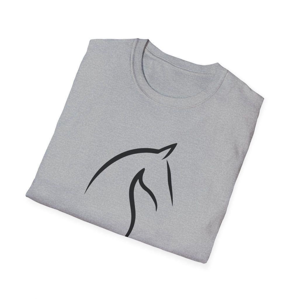 Horse Profile Line Art T-Shirt