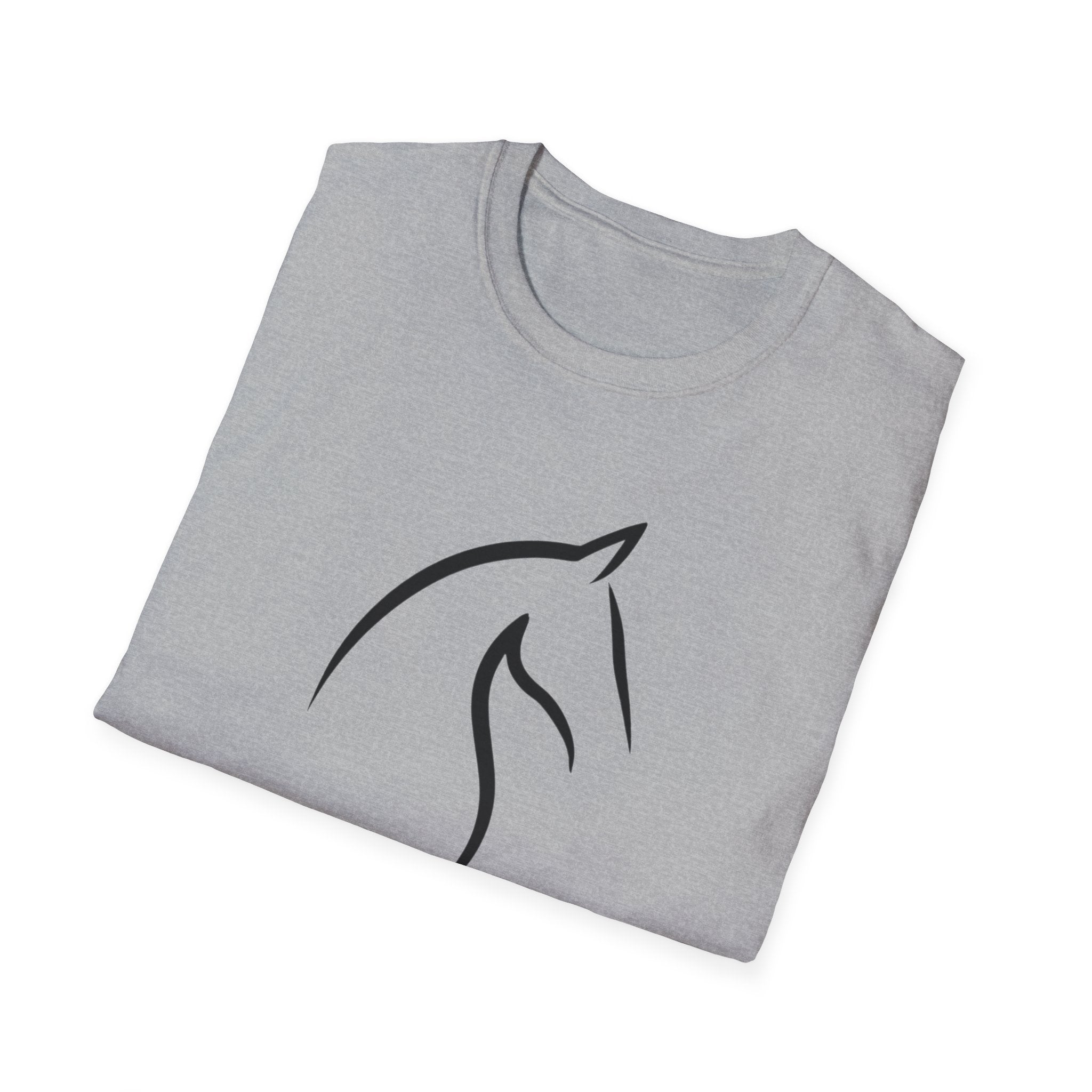Horse Profile Line Art T-Shirt