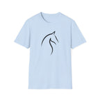 Horse Profile Line Art T-Shirt