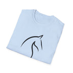 Horse Profile Line Art T-Shirt