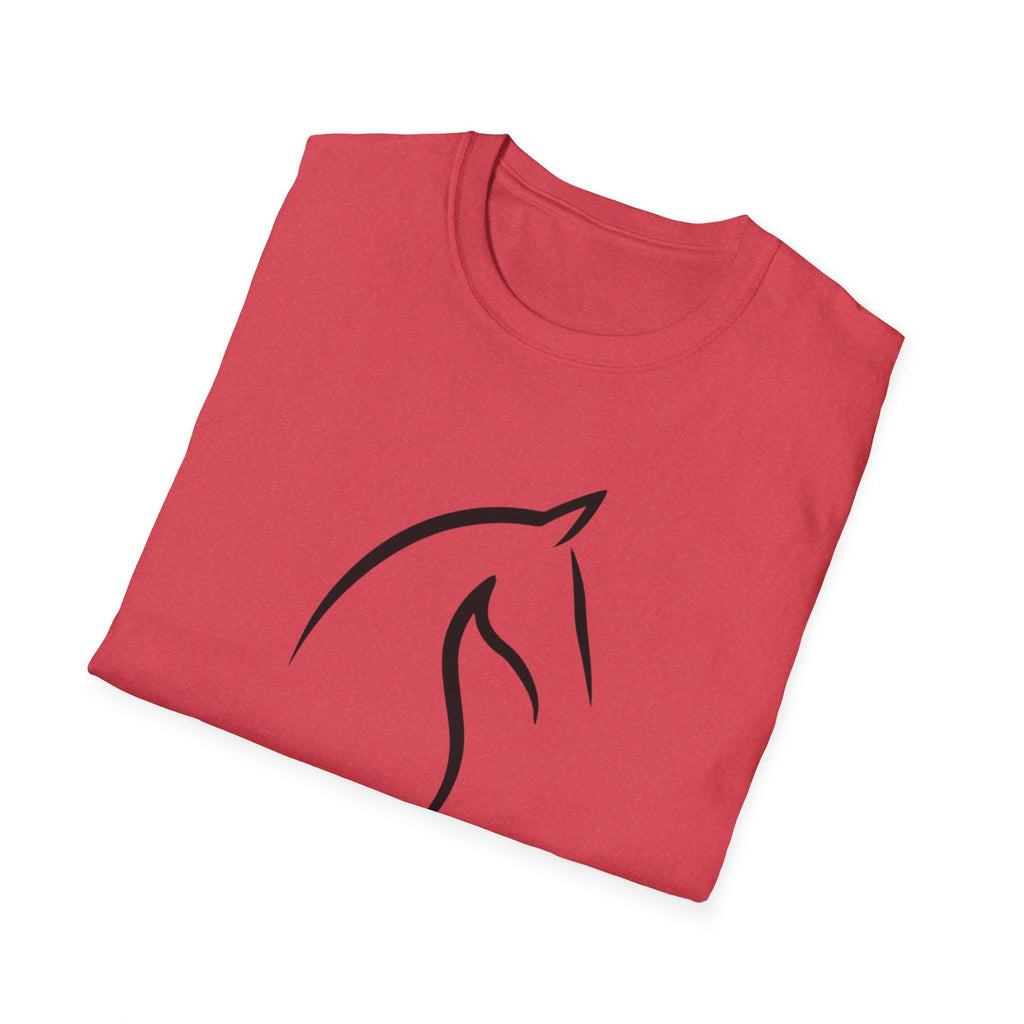 Horse Profile Line Art T-Shirt