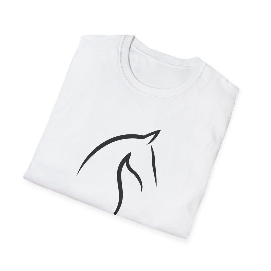 Horse Profile Line Art T-Shirt