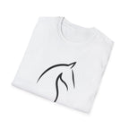Horse Profile Line Art T-Shirt